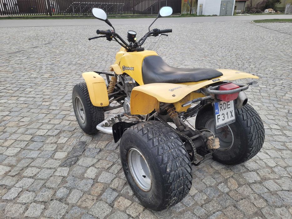 Quad SMC Barossa 250, zarejestrowany.