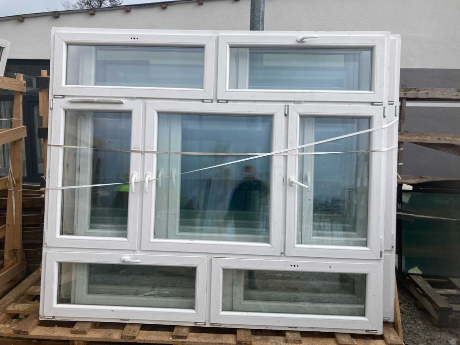 Okna UŻYWANE PCV / PVC różne wymiary i kolory- WYPRZEDAŻ!