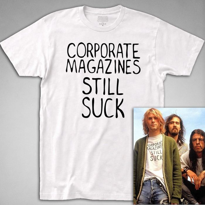 nirvana kurt cobain футболка