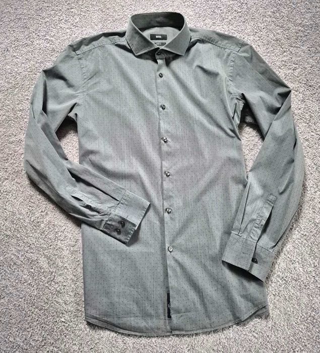 Koszula męska wizytowa do garnituru HUGO BOSS rozmiar XL 43  Slim Fit