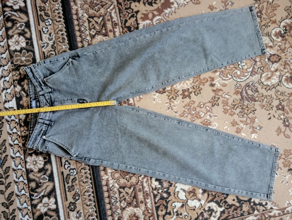 Широкі джинси Баггі / Труби Wide Leg (Grey Washed)