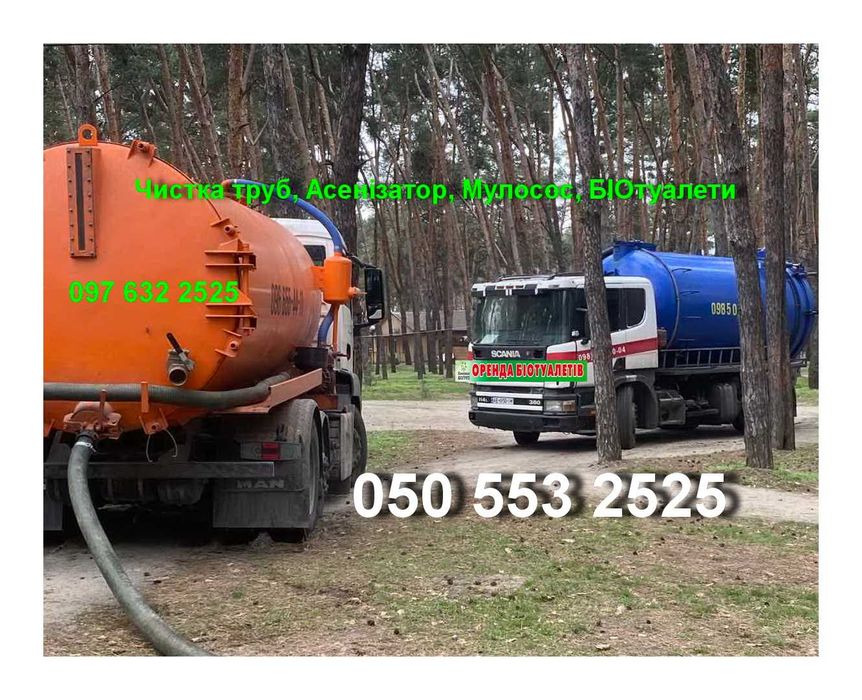 Выкачка Чистка ям. Відкачка ям 2026. Заказ Асенизатора Илососа 4-17м³