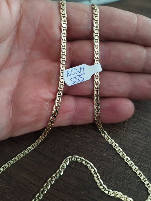 Nowy piękny złoty łańcuch Gucci 585 14k 11.53gr 55cm unikat!?