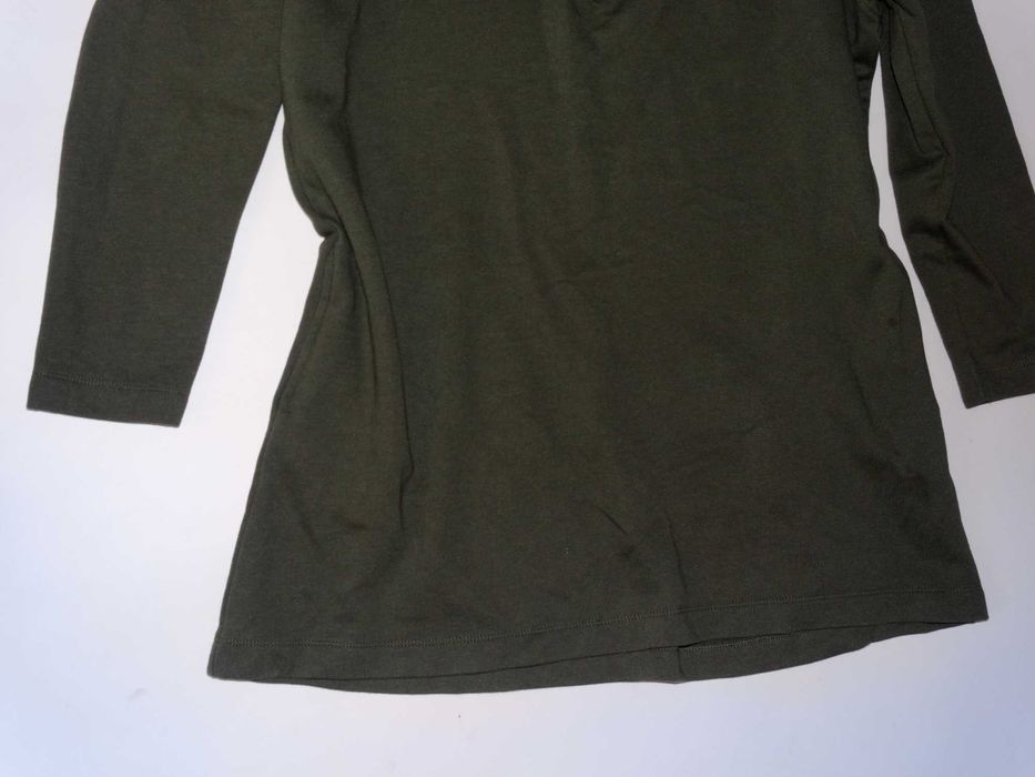 _TU_Fajny khaki sweter-bluza do pracy _R.46/48_