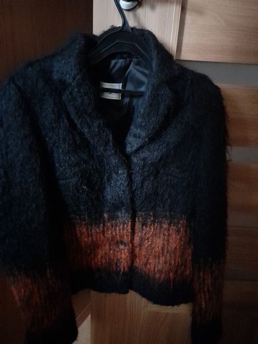 Sweter włochaty damski M