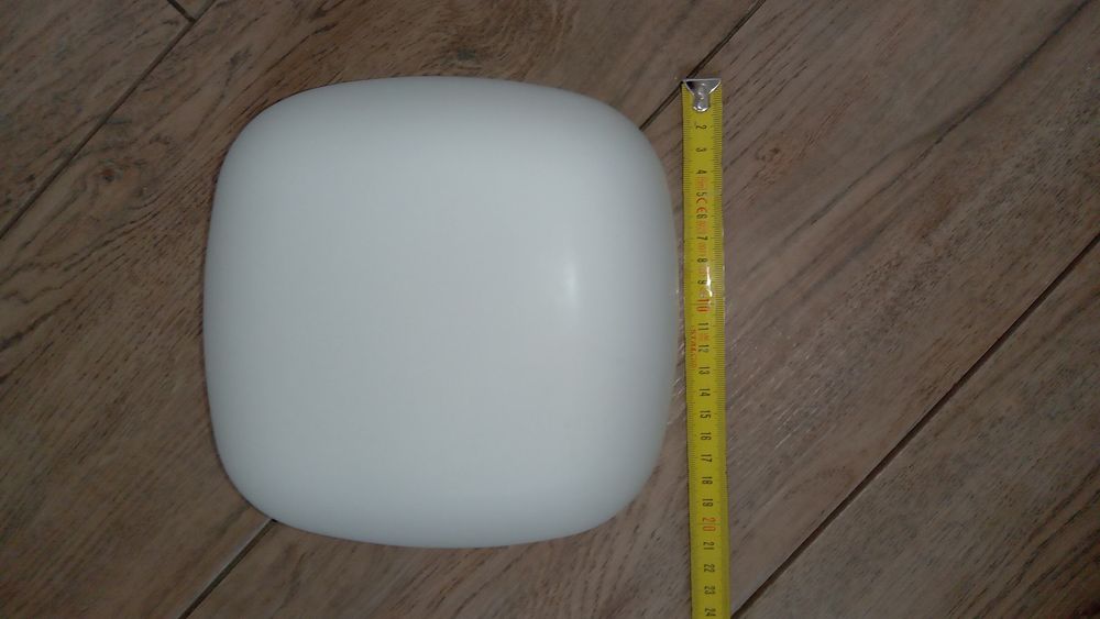 Klosz szklany - zaokrąglony kwadrat - zestaw 5 szt