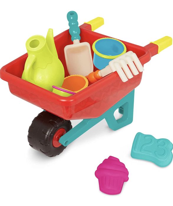 Тележка баттат Battat для песка воды снега набор