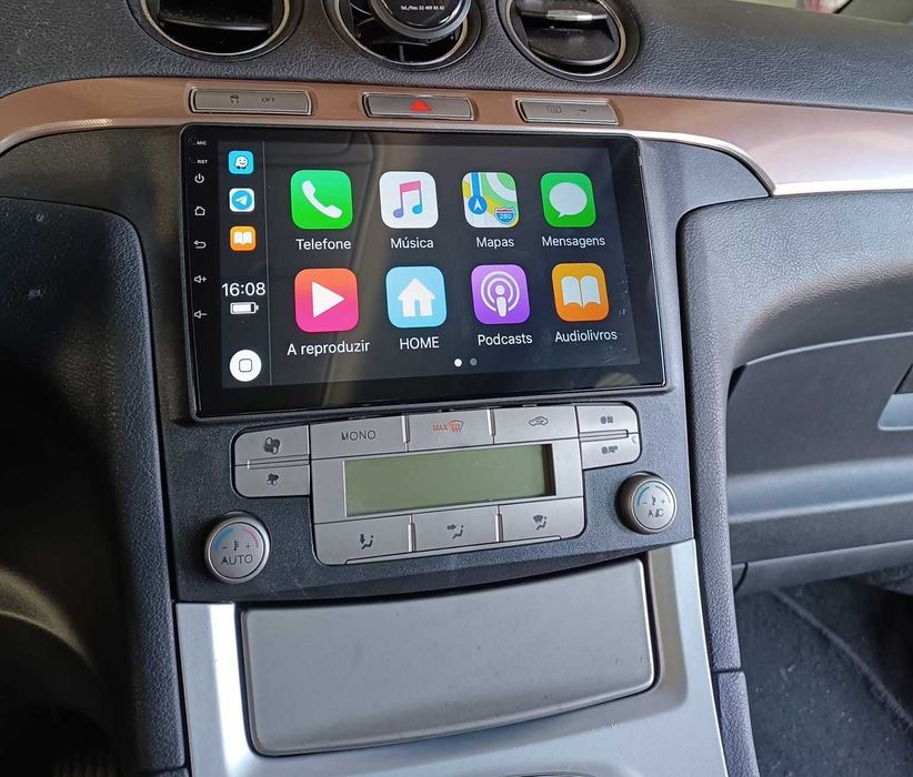 (NOVO) Rádio 2DIN • Ford S-MAX (2006 a 2015) • Android GPS [4+64GB]