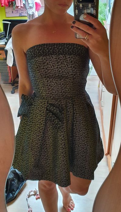 Sukienka koktajlowa elegancka Reserved rozmiar 38 M