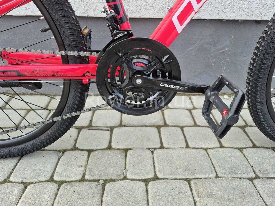 Велосипед гірський дитячий для 8-12 років 24" Compass Рама 11" pink-black