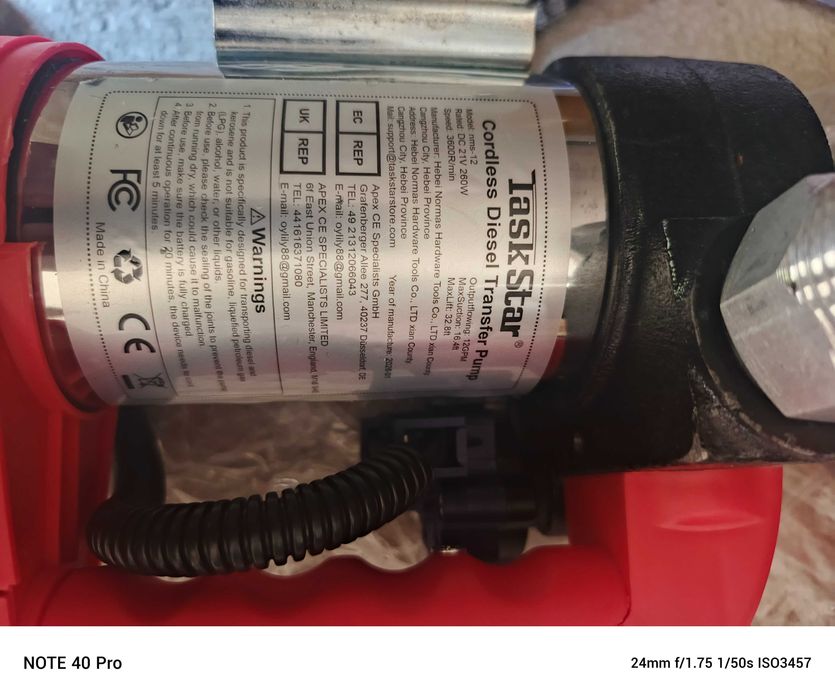 Pompa do tankowania paliwa
