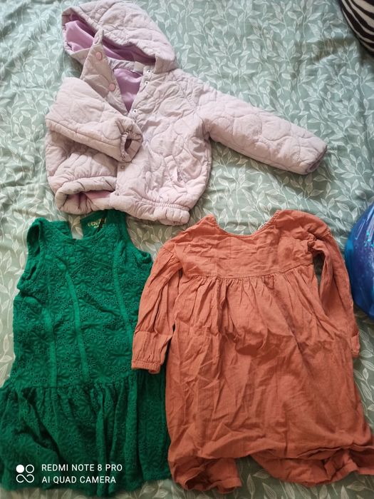 Zestaw ubrań paka paczka ubrania dla dziewczynki od 104 do 116
