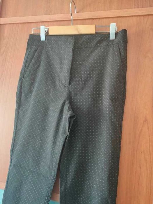 Calças jacquard Zara S novas
