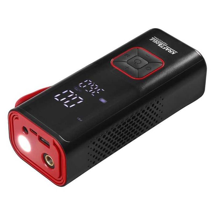 Przenośny kompresor akumulatorowy 7,8Ah latarka LED powerbank KD5497