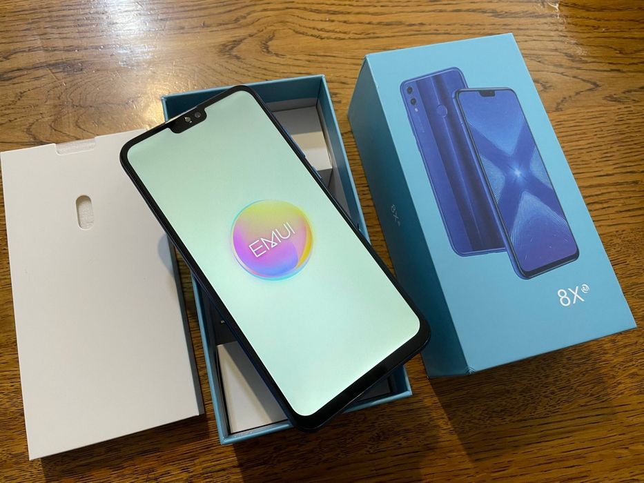 ‼️Новий оригінал смартфон Honor 8x 6/128gb ( dark blue ) GLOBAL VERSION  ‼️
