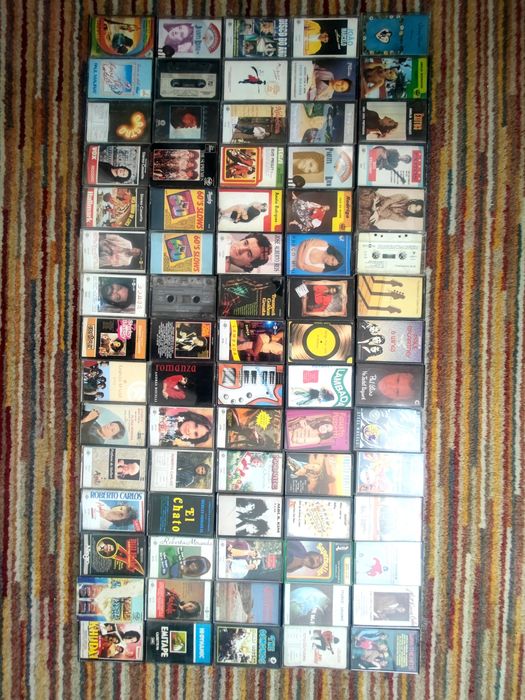 Lote de 64 Cassetes Áudio Antigas – Música Popular, Romântica e Pop