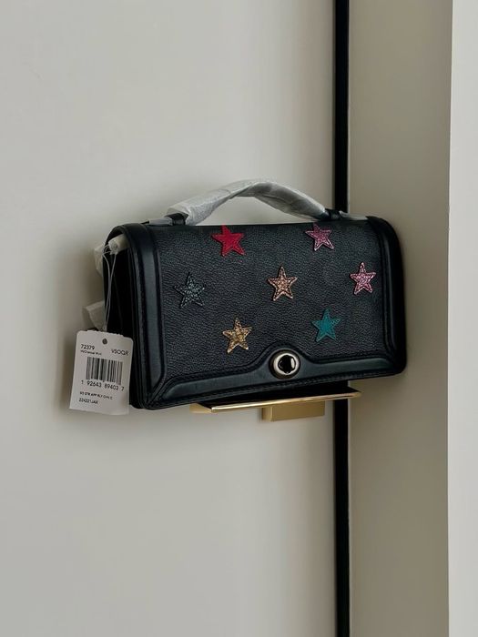Coach сумка кросс боди сумочка натуральная кожа оригинал