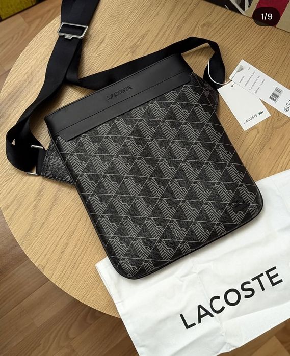 Нова монограмна сумка, месенджер Lacoste оригінал