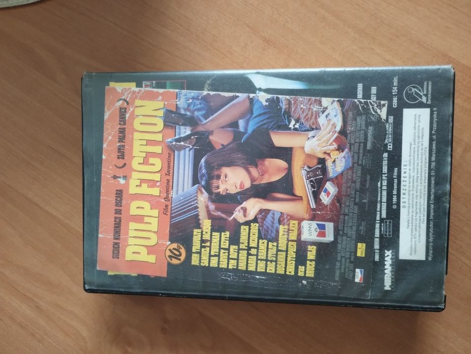Kaseta VHS Pulp Fiction