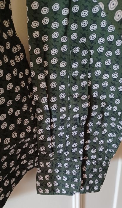Camisa estampada verde