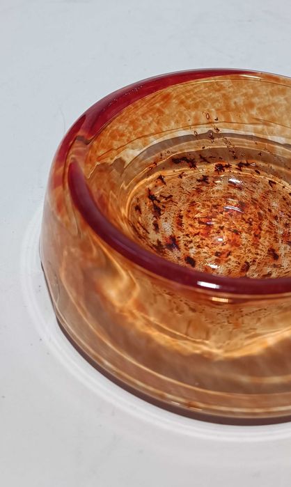 Peça decorativa em vidro – Cinzeiro & Taça reversível