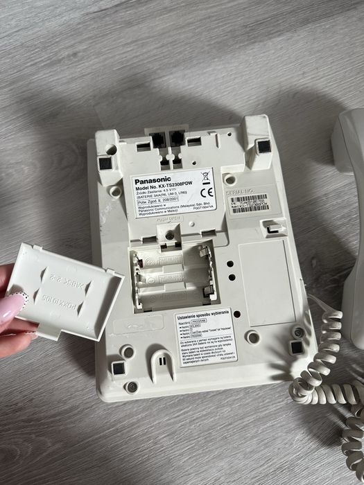 Telefon stacjonarny Panasonic w pełni sprawny, telefon stacjonarny