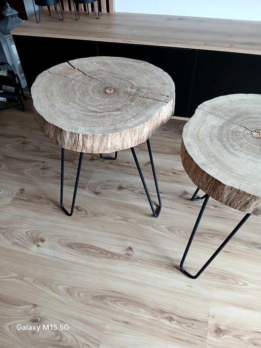 Debowe stoliki loft