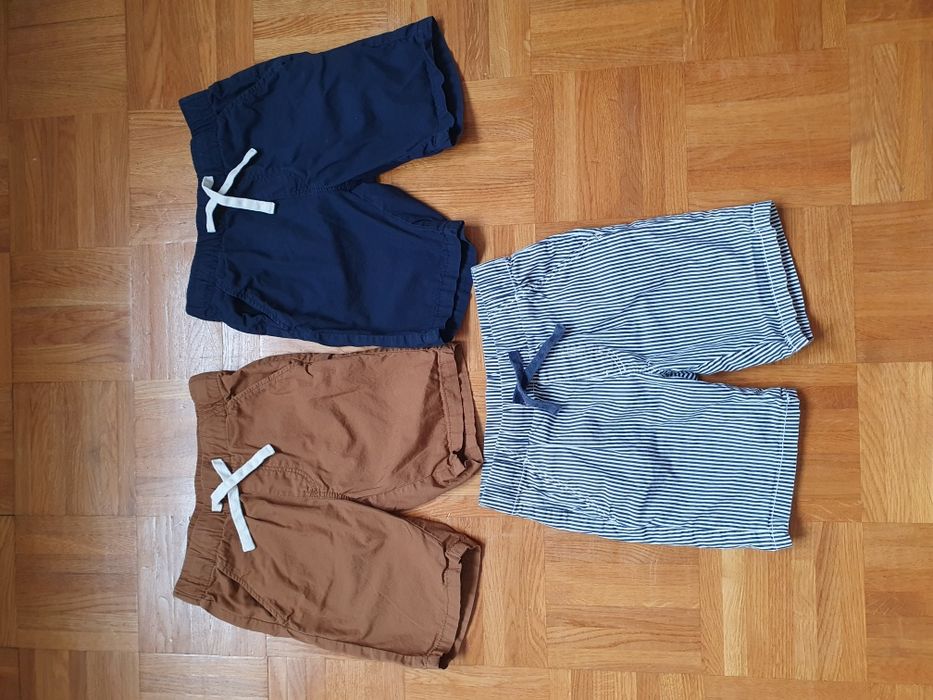 Krótkie spodenki H&M bawełniane 3 sztuki