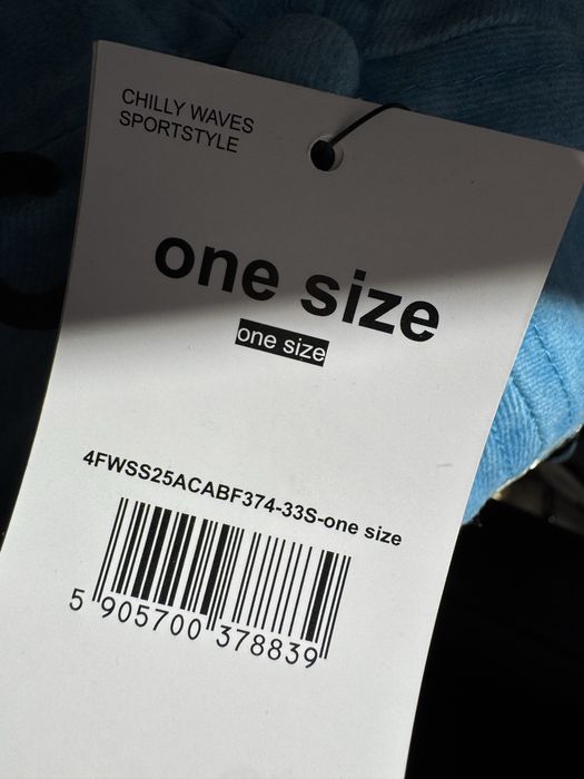 Bawełniana Czapka Z Daszkiem 4F Błękitna Logowana One Size