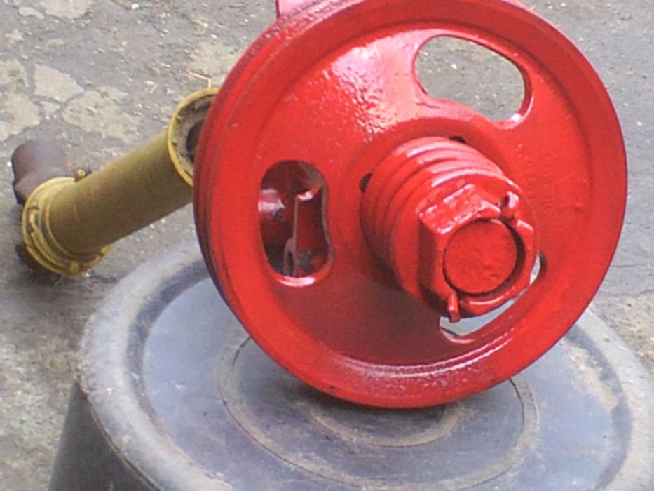 transmissao com polia de duas correias e embraeagem leva  cardin