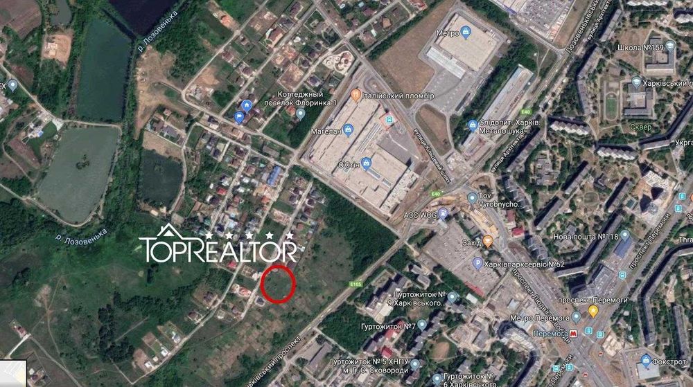 Продам ділянку 15 соток Флорінка-1 (Флоринка) поруч супермаркет Метро