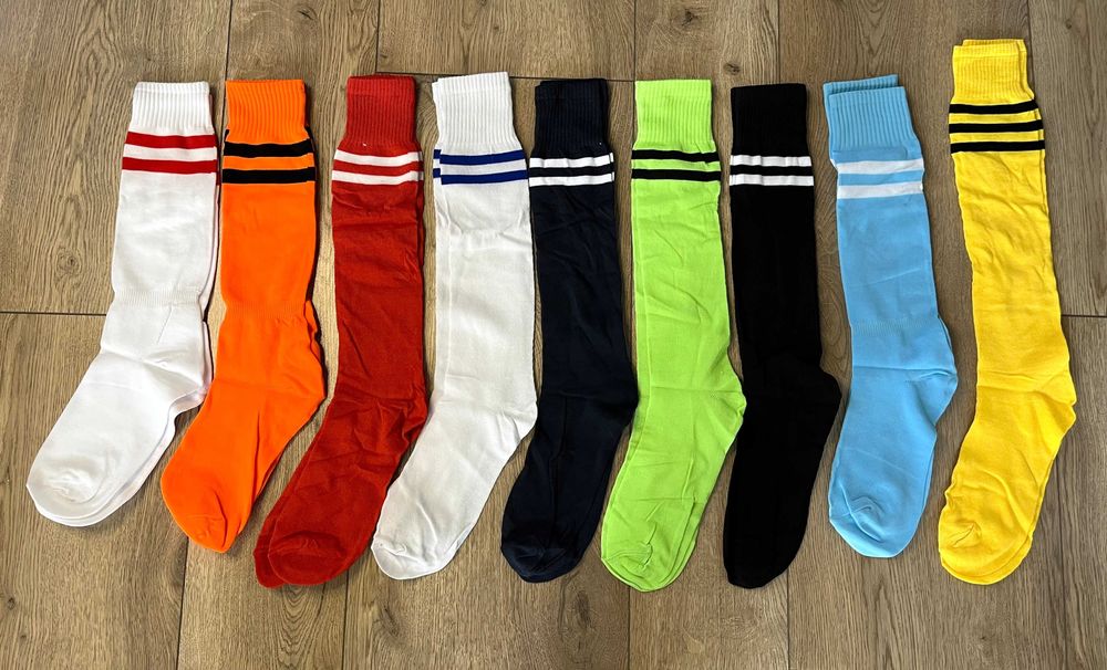 Акция! - Гетры футбольные размеры 40-45 ТОНКИЕ, в ассорт.,цена за пару