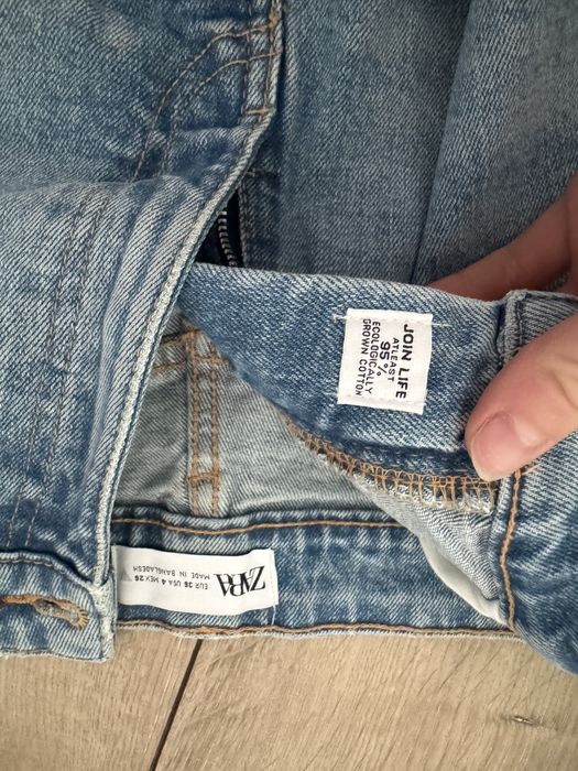 Spodenki szorty jeansowe zara