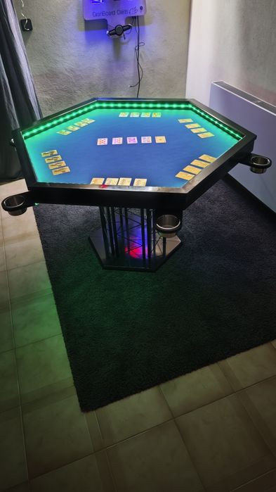 Mesa de Jogos de Tabuleiro Hexagonal