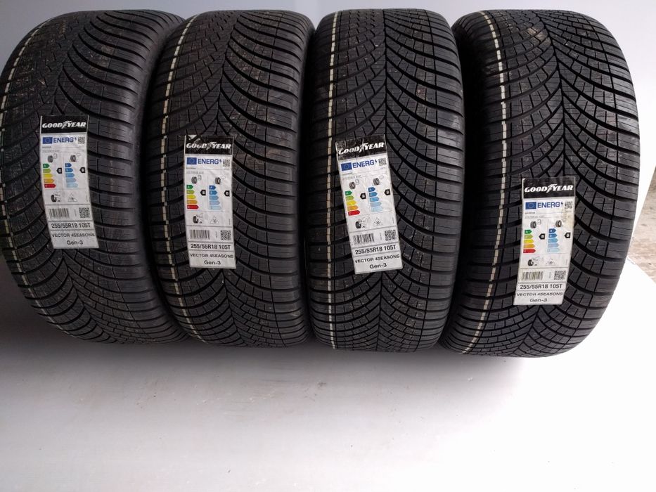 255/55R18 105T Goodyear Vector 4Seasons GEN-3 NOWE Całoroczne Nowa Sól ...