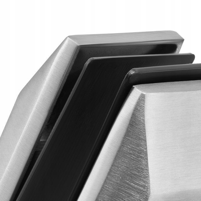 Zacisk do balustrady szklanej VEVOR Srebro 3 mm 100 x 100