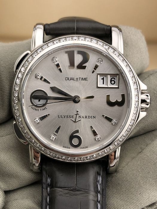 Ulysse Nardin Dual time Lady diamonds 223-22