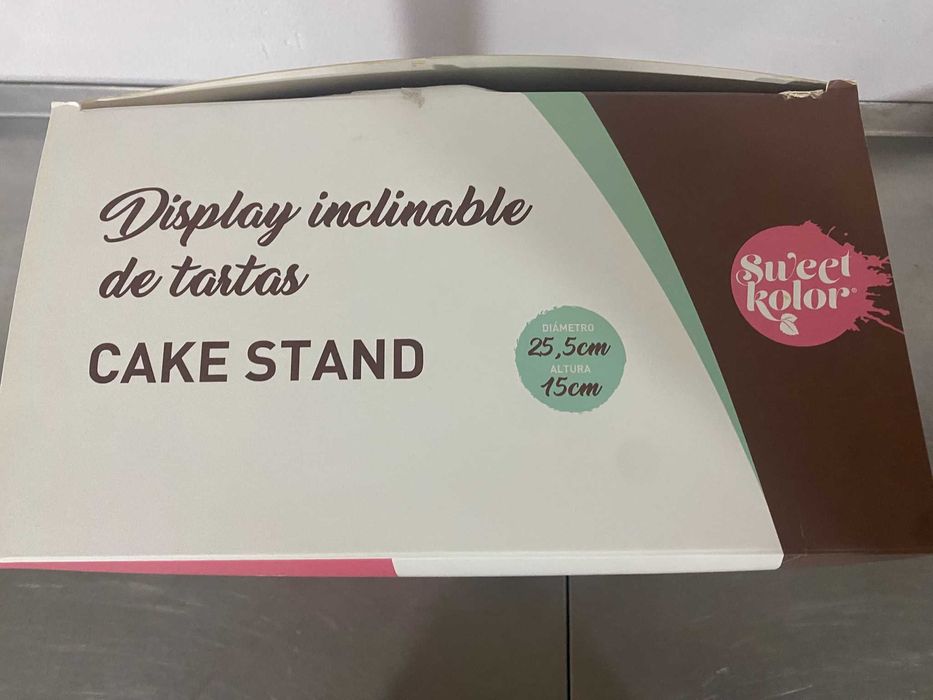 Prato Giratório com Display de Inclinação – Novo