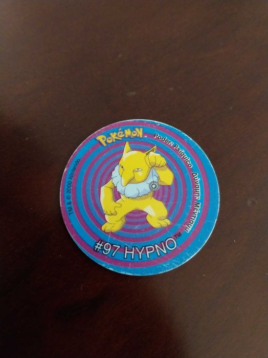 Tazo Pokémon 2, 97 Hypno Nº112, vintage, raro