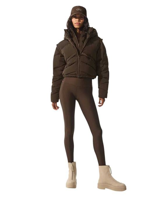 Куртка Alo Yoga Glacier Puffer Jacket Espresso