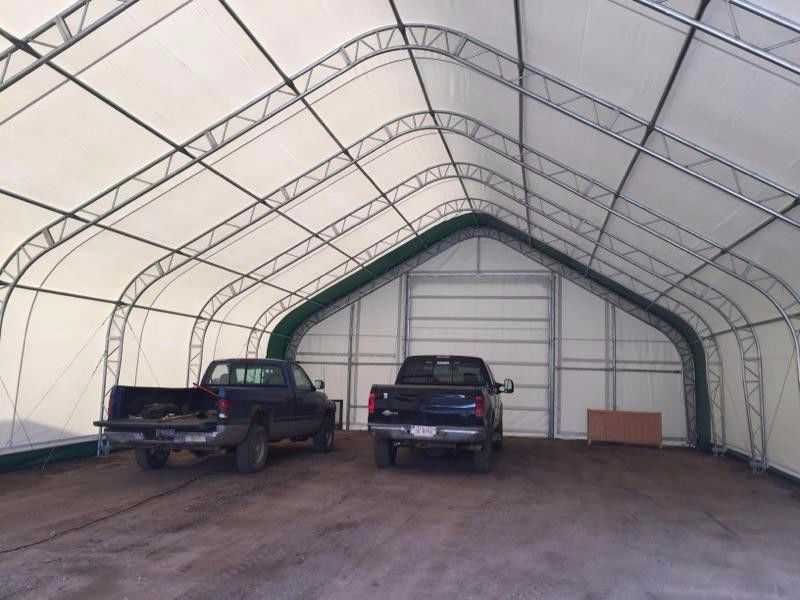 Hala namiotowa 111 m² Gruba plandeka 900g/m2 OD RĘKI WYPRZEDAŻ Bez pozwolenia Możliwy montaż TANIA - Widok 5