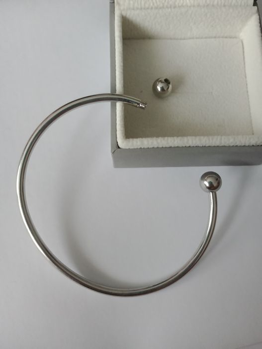 Nowa bransoletka modułowa baza charms open bangle