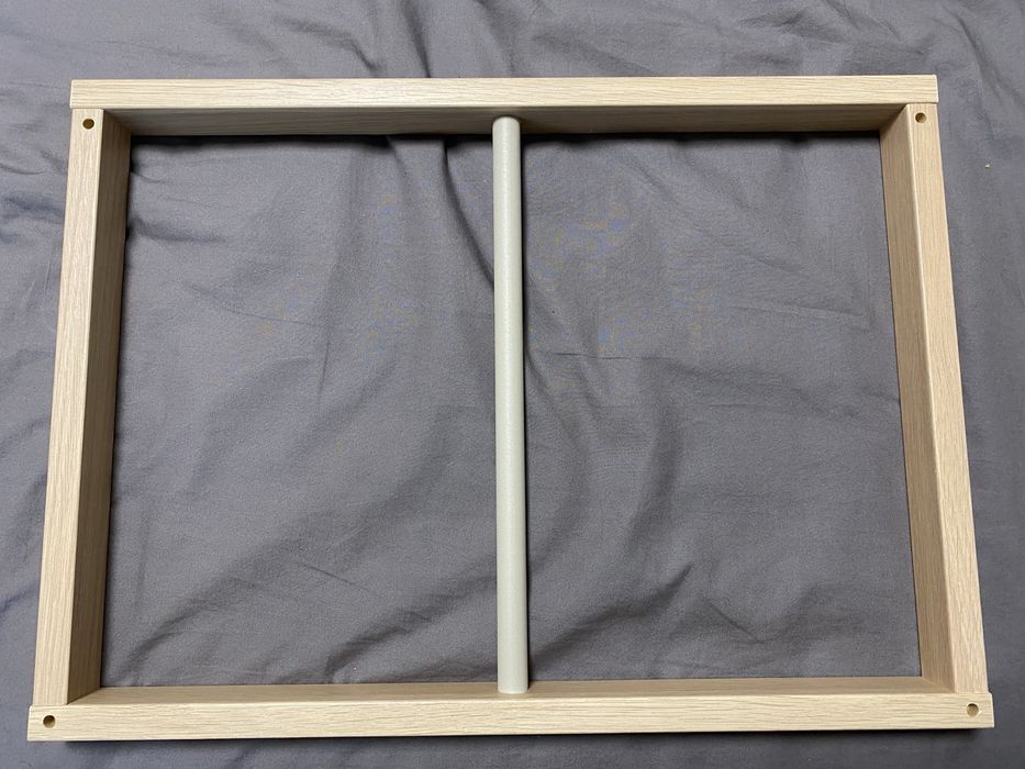 KOMPLEMENT Drążek, imitacja dębu bejcowanego na biało, 50x35 cm