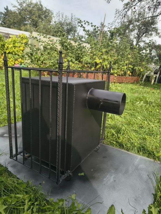 Piec do sauny do 12m3 opalany drewnem, mieści ok100-120kg kamieni