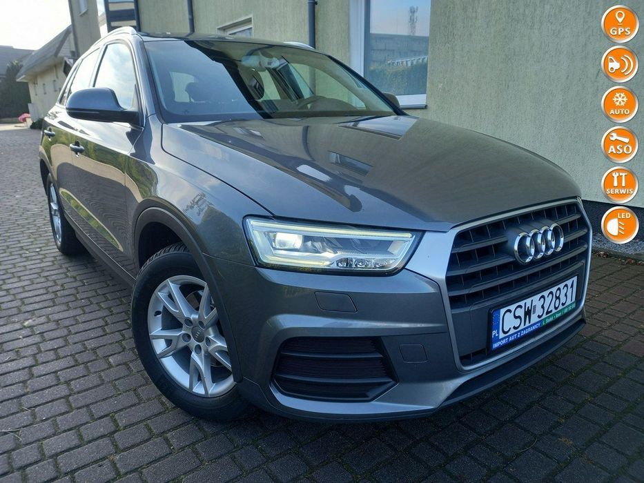 Audi Q3 2.0Tdi 150KM Lift Full Ledy Matrix Duża Navi Nowe Opony Bardzo Zadbana