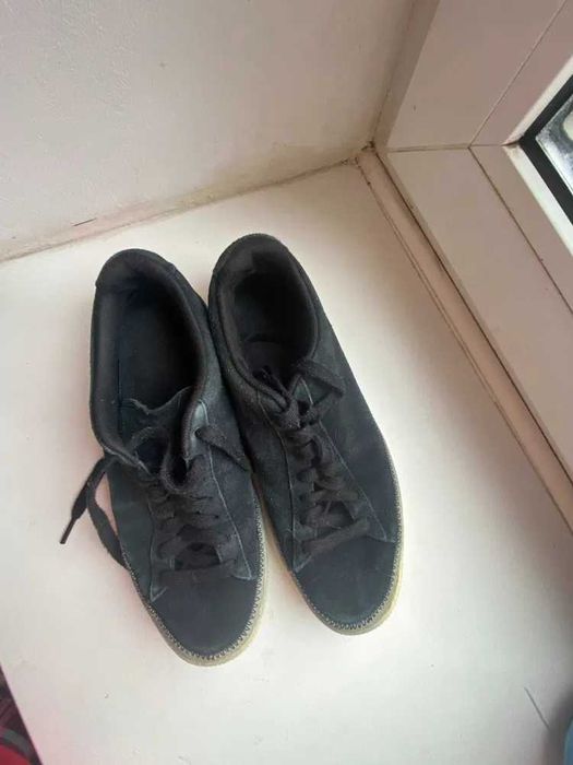Замшевые кроссовки, кеды, туфли puma 39р стелька 25см