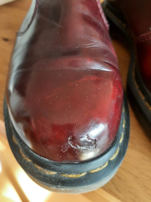 Dr. Martens 39 botki bordowe