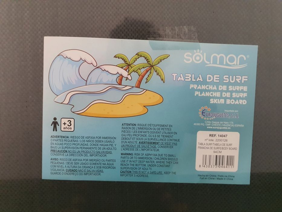 Prancha de bodyboard