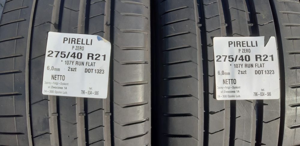 Opony Pirelli 275/40 315/35 R21 RUN FLAT