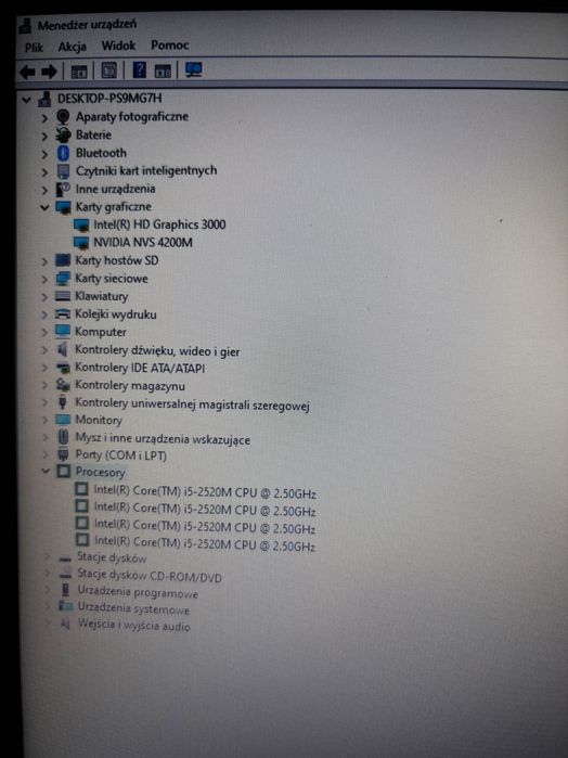 Laptop DELL Latitude E6420 Intel Core i5-2520M CPU 4GB RAM DYSK 1TB